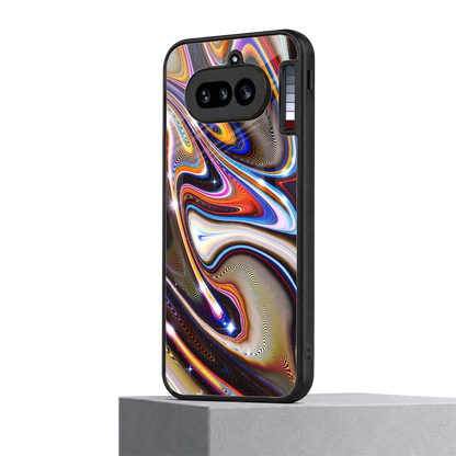 Psychedelic Marble nothing phone 4a mobile cover | shockproof glass phone case