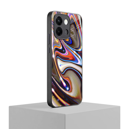 Psychedelic Marble oneplus 13s mobile cover | shockproof glass phone case
