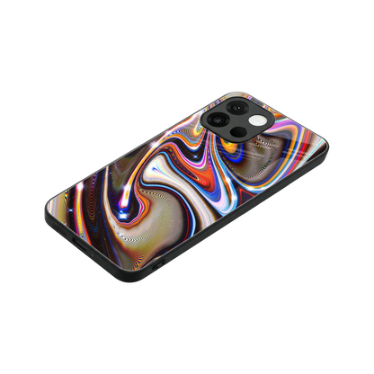 Psychedelic Marble stylish phone case for oneplus 13s | glossy glass and slim fit