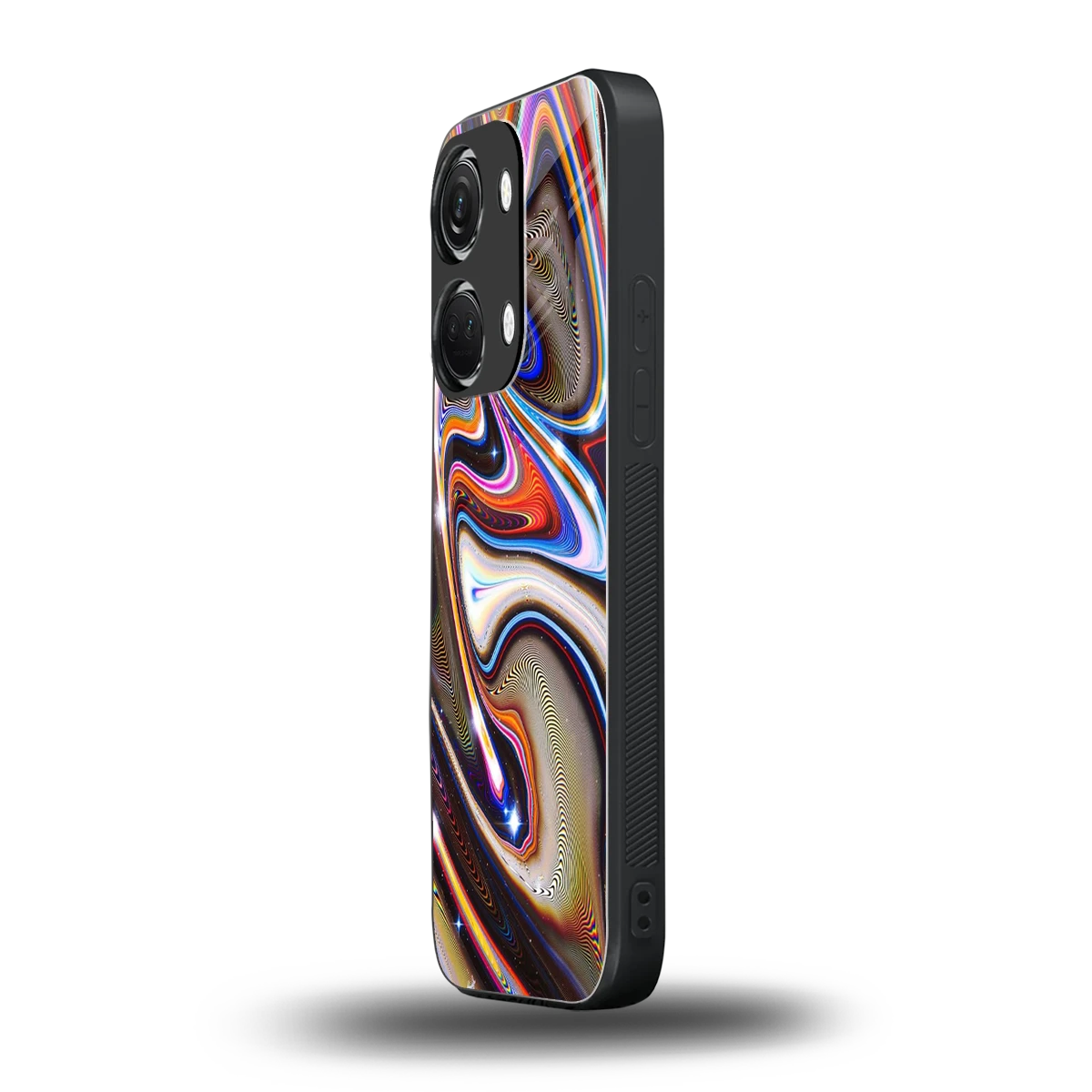 Psychedelic Marble oneplus nord 3 mobile cover | shockproof glass phone case