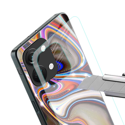 Psychedelic Marble stylish phone case for oneplus nord 3 | glossy glass and slim fit