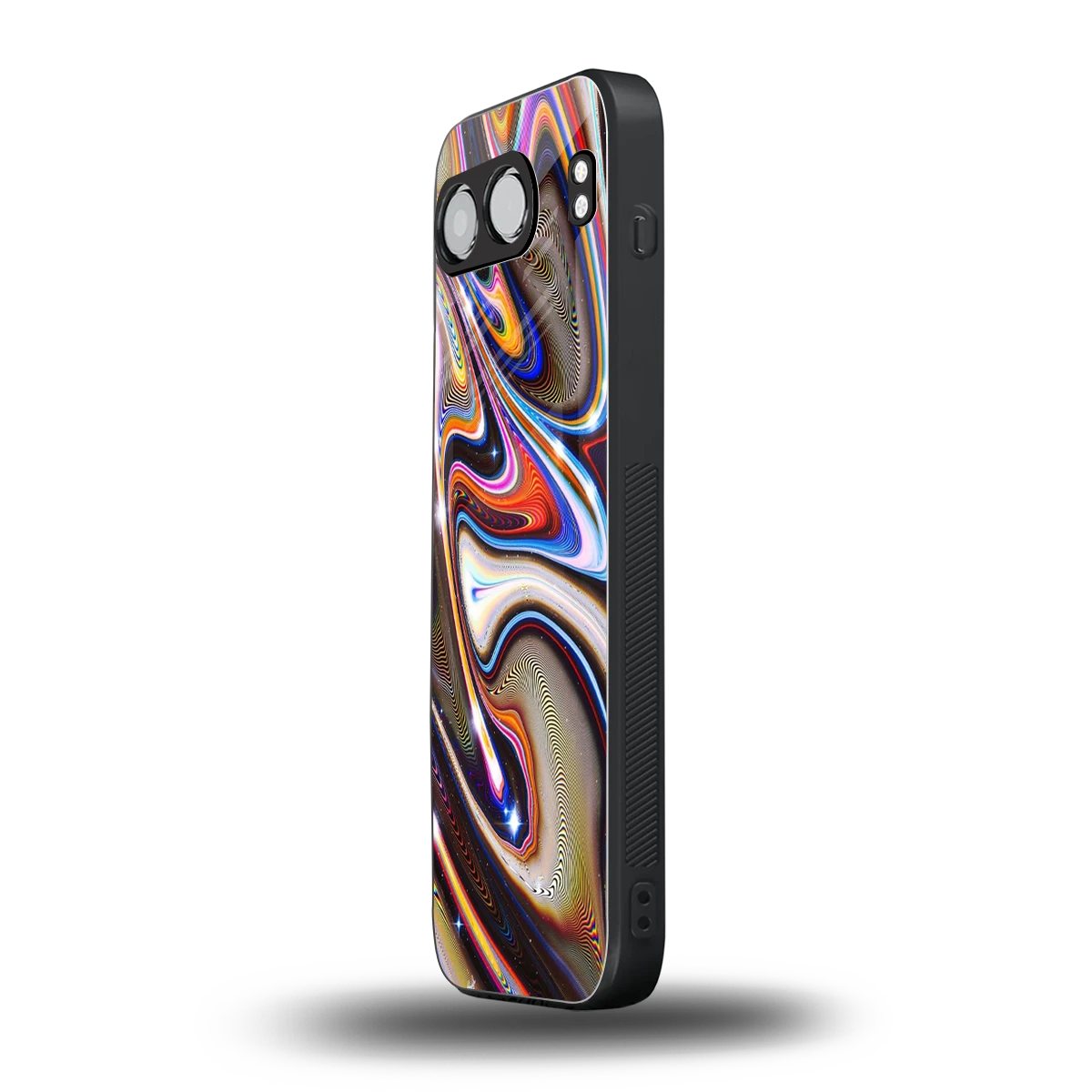 Psychedelic Marble oneplus nord 4 mobile cover | shockproof glass phone case