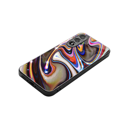Psychedelic Marble stylish phone case for oneplus nord 5 | glossy glass and slim fit