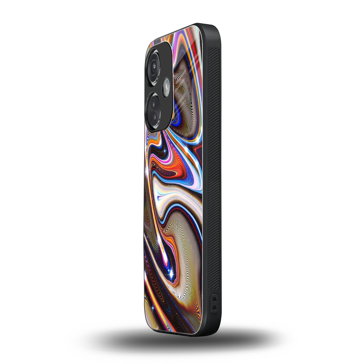 Psychedelic Marble oneplus nord ce 3 mobile cover | shockproof glass phone case