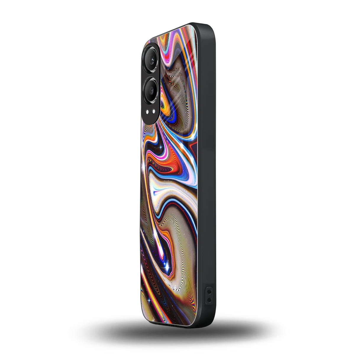 Psychedelic Marble oneplus nord ce 4 lite mobile cover | shockproof glass phone case