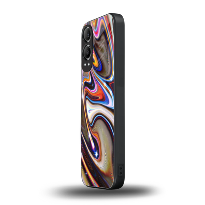 Psychedelic Marble oneplus nord ce 4 lite mobile cover | shockproof glass phone case