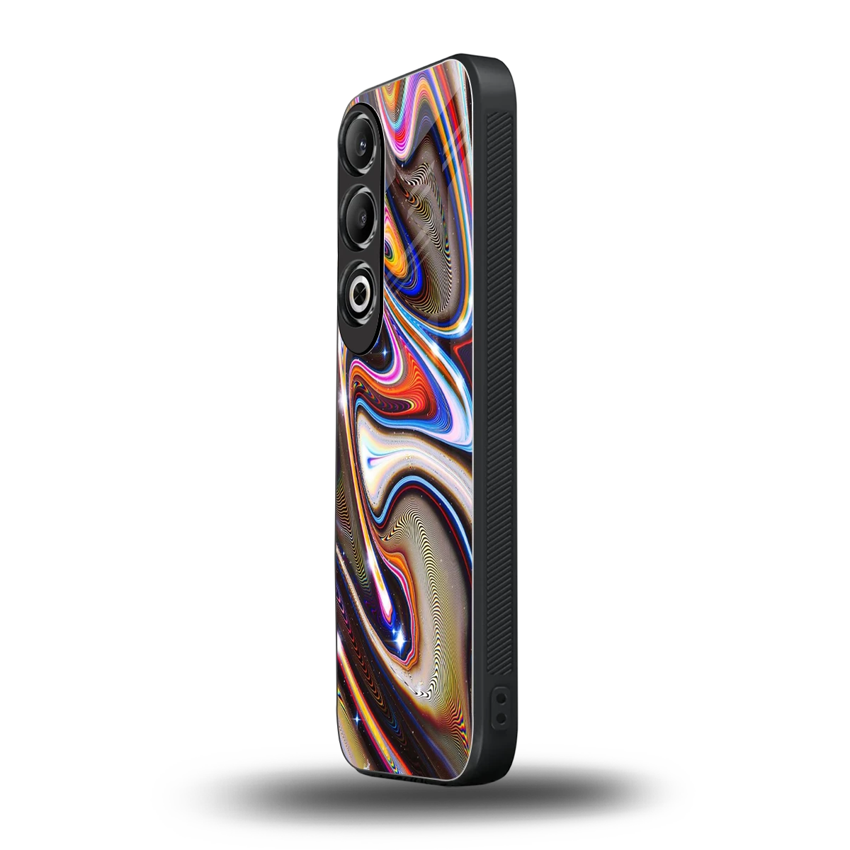 Psychedelic Marble oneplus nord ce 4 mobile cover | shockproof glass phone case