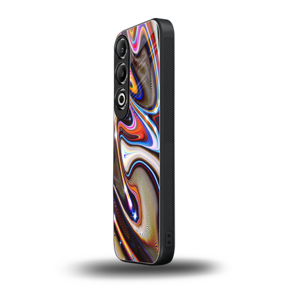 Psychedelic Marble oneplus nord ce 4 mobile cover | shockproof glass phone case