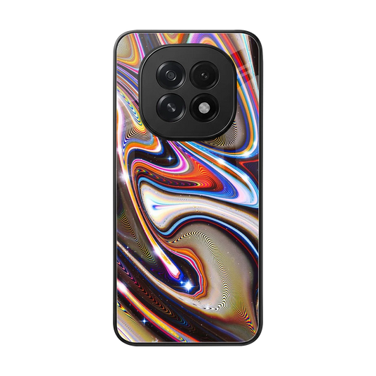 Psychedelic Marble back phone cover | glass case for oppo f29 5g