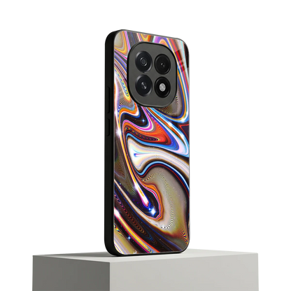 Psychedelic Marble oppo f29 5g mobile cover | shockproof glass phone case