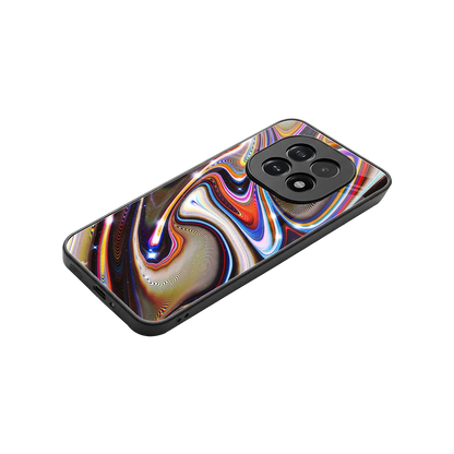 Psychedelic Marble stylish phone case for oppo f29 5g | glossy glass and slim fit