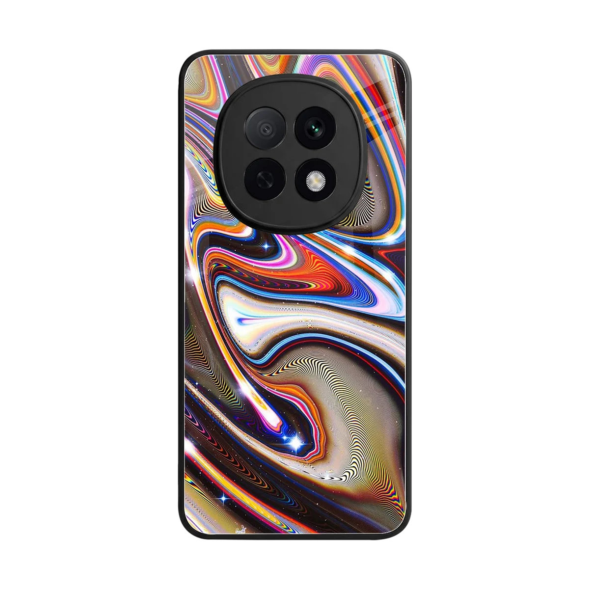 Psychedelic Marble back phone cover | glass case for oppo f29 pro 5g