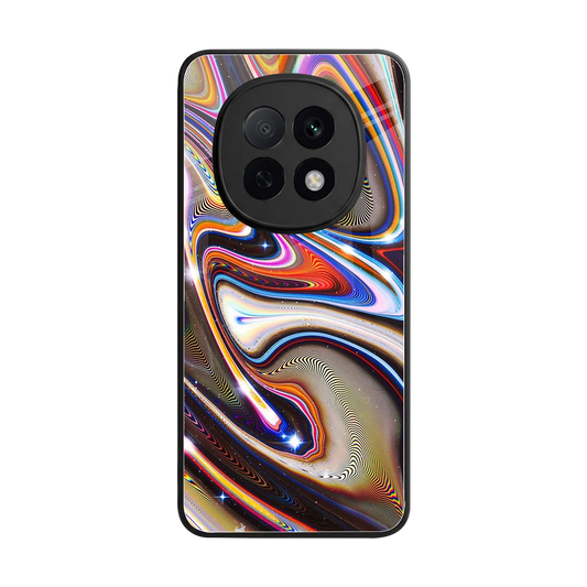 Psychedelic Marble back phone cover | glass case for oppo f29 pro 5g