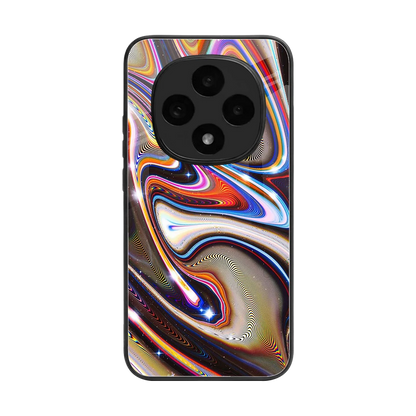 Psychedelic Marble back phone cover | glass case for oppo f31 pro 5g