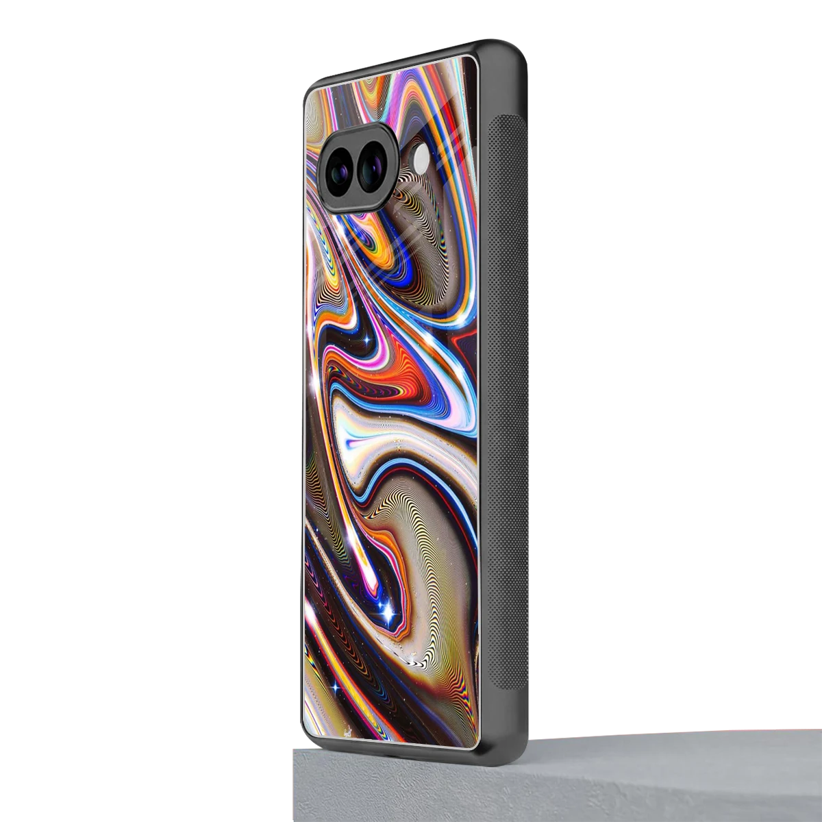 Psychedelic Marble google pixel 10a mobile cover | shockproof glass phone case