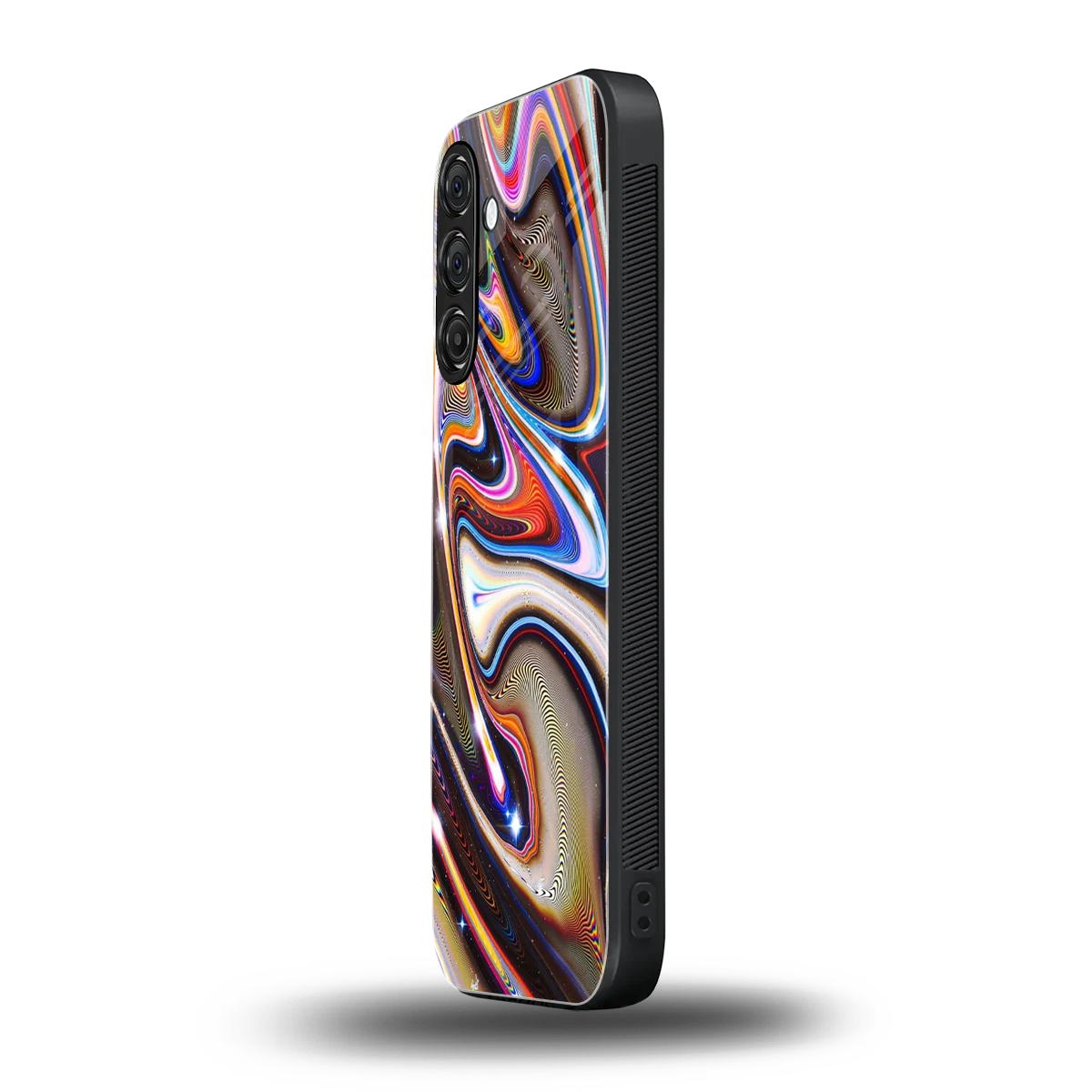 Psychedelic Marble samsung galaxy a16 5g mobile cover | shockproof glass phone case