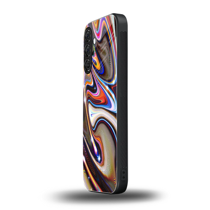 Psychedelic Marble samsung galaxy a16 5g mobile cover | shockproof glass phone case