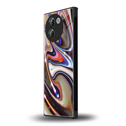 Psychedelic Marble vivo v30e mobile cover | shockproof glass phone case