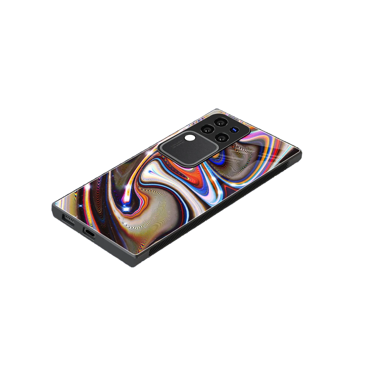 Psychedelic Marble stylish phone case forvivo v30 pro | glossy glass and slim fit