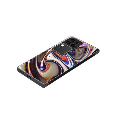 Psychedelic Marble stylish phone case forvivo v30 pro | glossy glass and slim fit