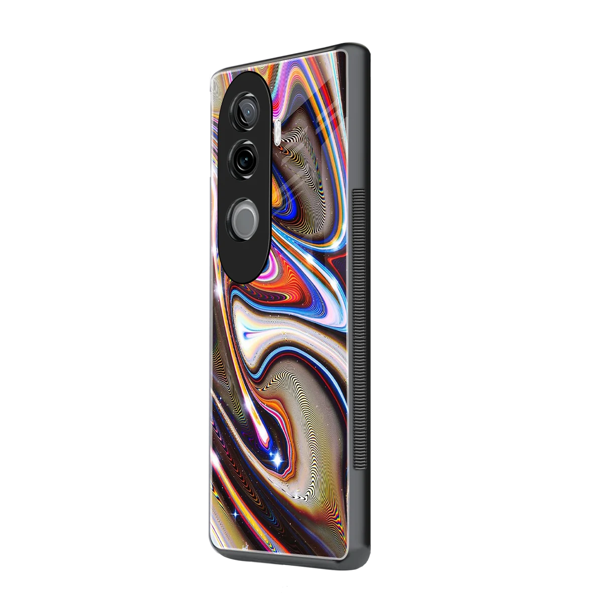 Psychedelic Marble vivo v40e mobile cover | shockproof glass phone case