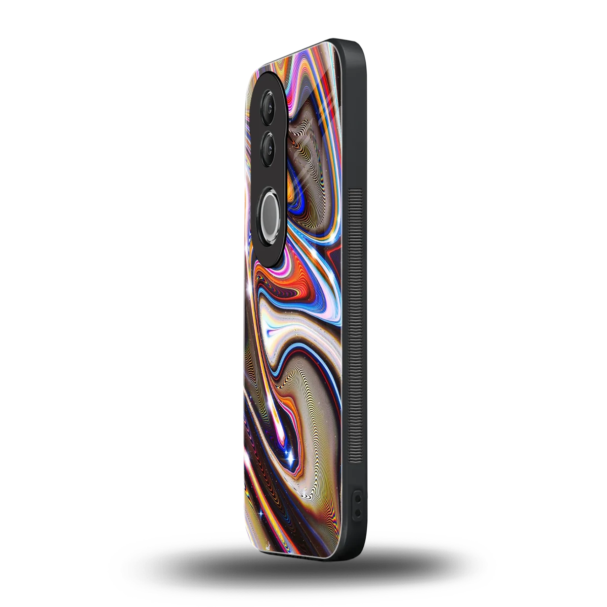 Psychedelic Marble vivo v50 mobile cover | shockproof glass phone case