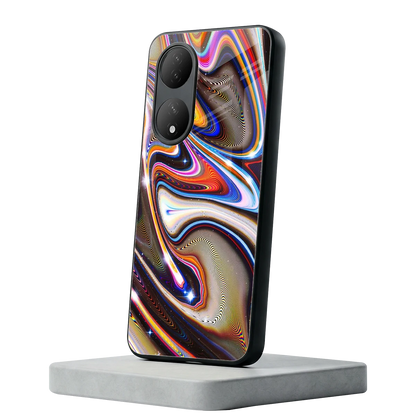 Psychedelic Marble Vivo-y100 mobile cover | shockproof glass phone case