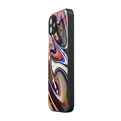 Psychedelic Marble iphone 11 mobile cover | shockproof glass phone case