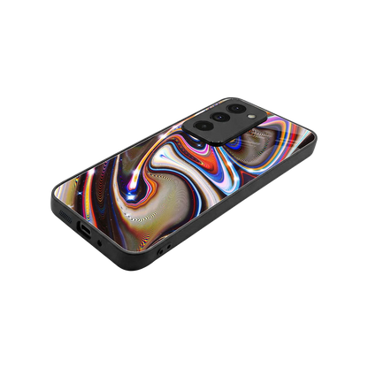 Psychedelic Marble stylish phone case for redmi 15 5g | glossy glass and slim fit