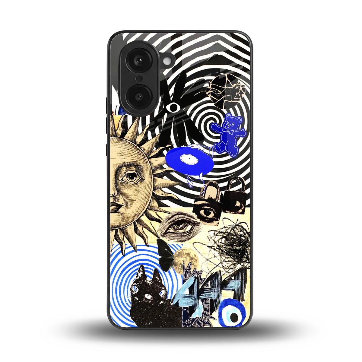 Psychedelic Vibes back phone cover | glass case for oneplus nord ce5 5g
