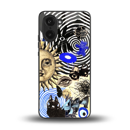 Psychedelic Vibes back phone cover | glass case for oneplus nord ce5 5g