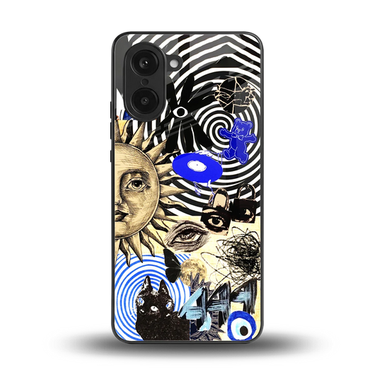Psychedelic Vibes back phone cover | glass case for oneplus nord ce5 5g