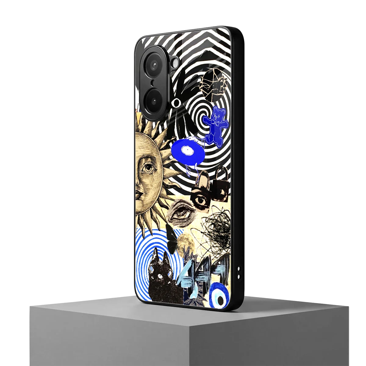 Psychedelic Vibes oneplus nord ce5 5g mobile cover | shockproof glass phone case