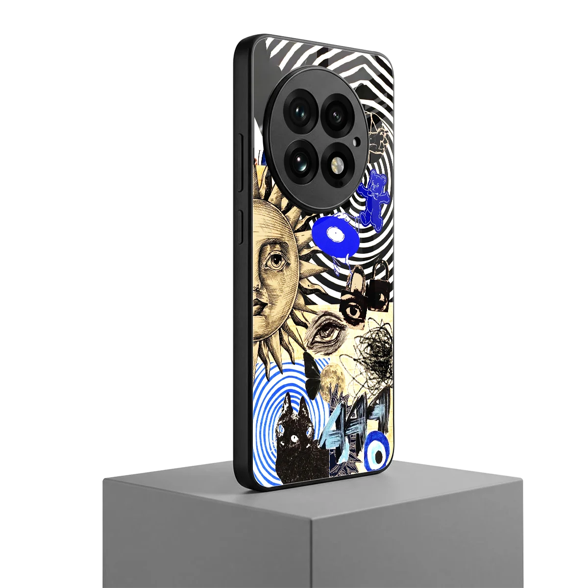 Psychedelic Vibes oneplus 13 mobile cover | shockproof glass phone case
