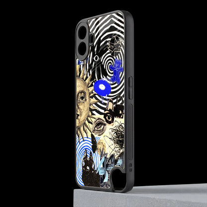 Psychedelic Vibes cmf nothing phone 1 mobile cover | shockproof glass phone case