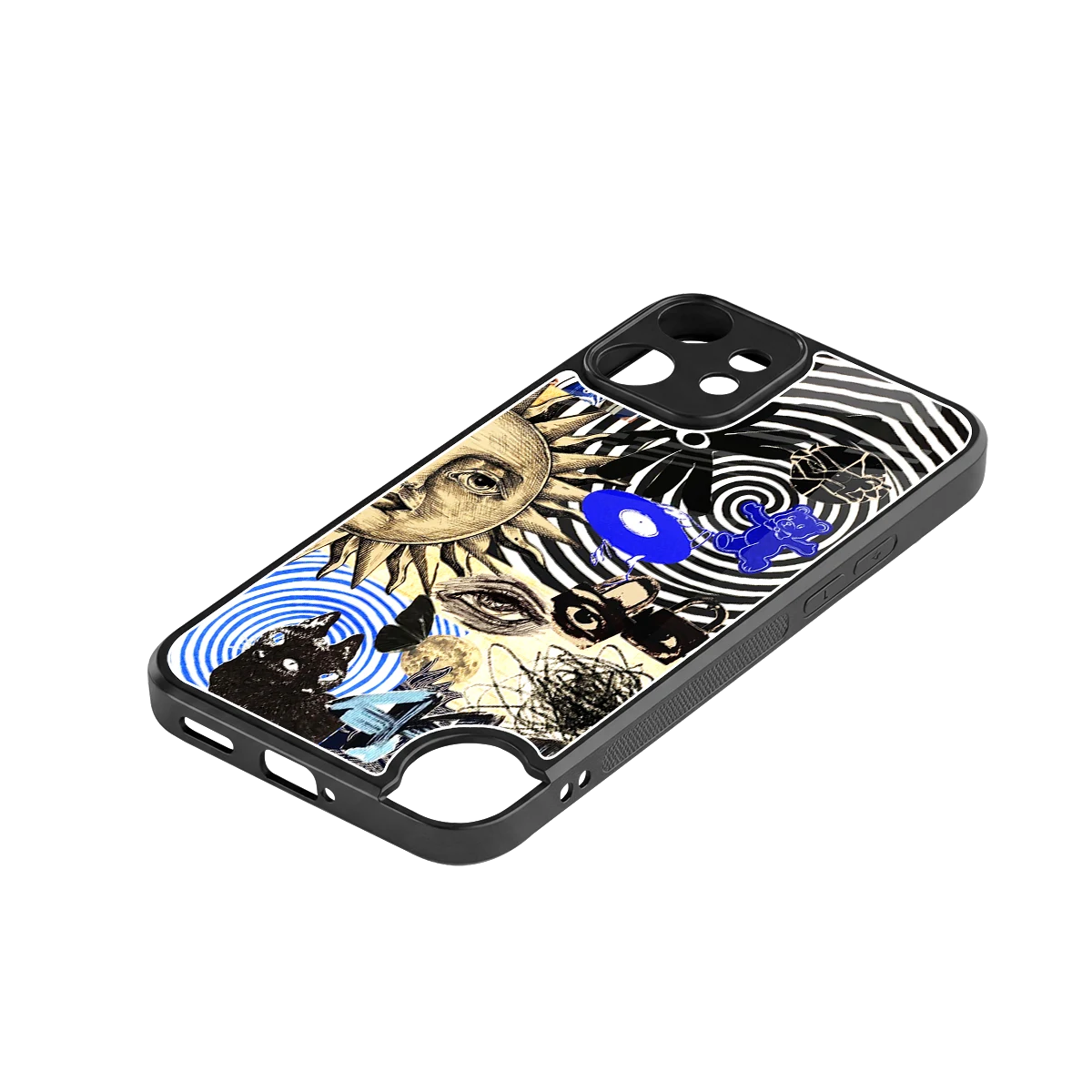 Psychedelic Vibes stylish phone case for cmf nothing phone 2 pro | glossy glass and slim fit