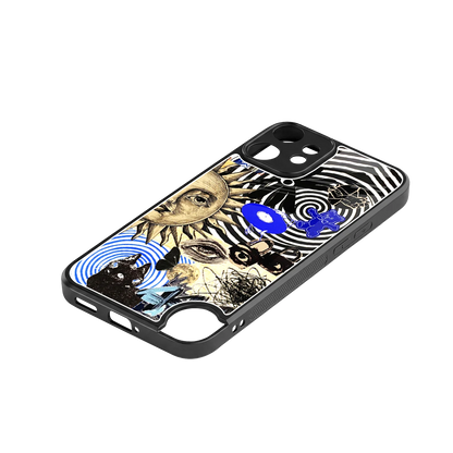 Psychedelic Vibes stylish phone case for cmf nothing phone 2 pro | glossy glass and slim fit