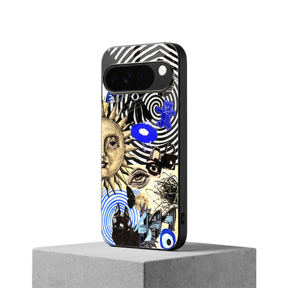 Psychedelic Vibes google pixel 10 pro xl mobile cover | shockproof glass phone case