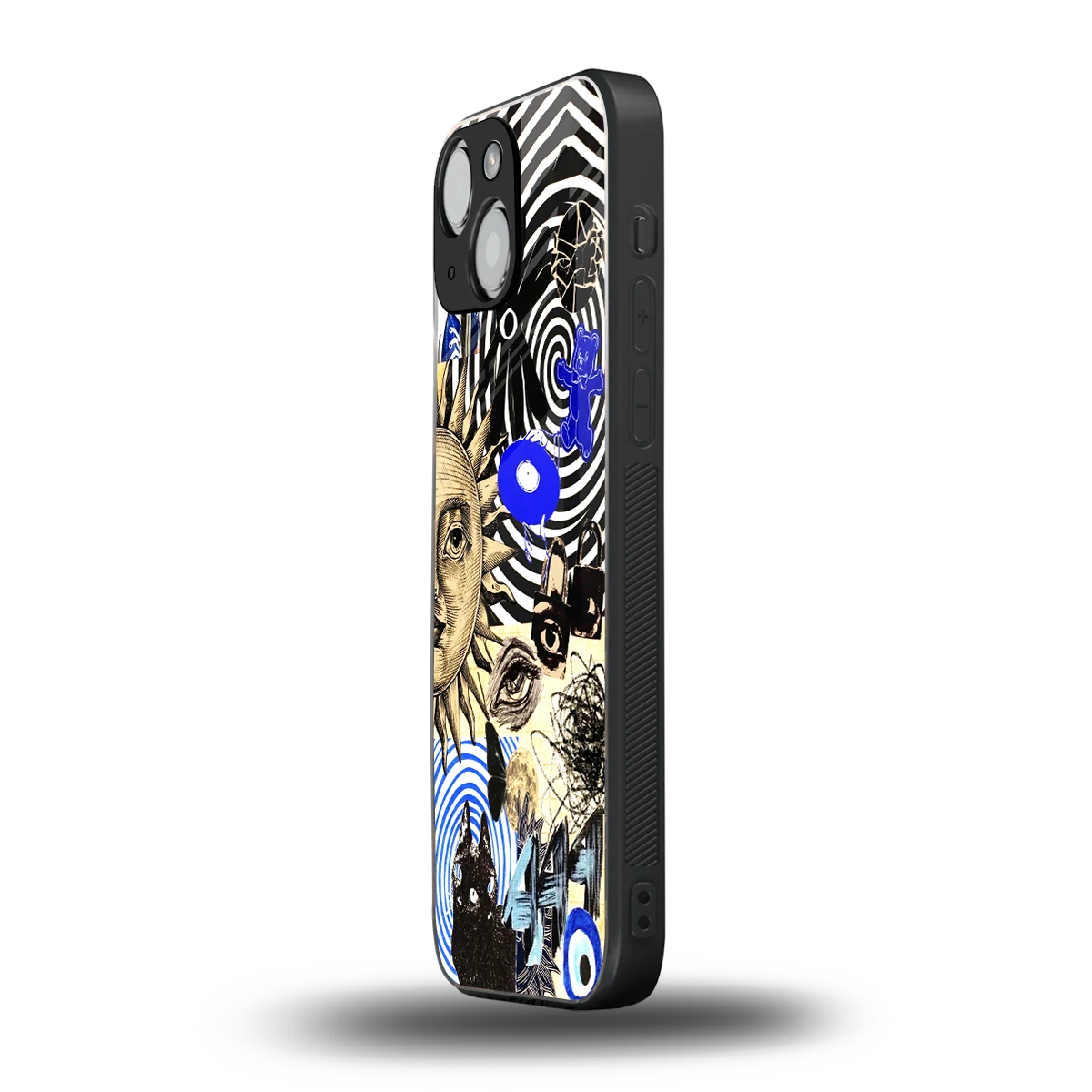 Psychedelic Vibes iphone 13 mini mobile cover | shockproof glass phone case