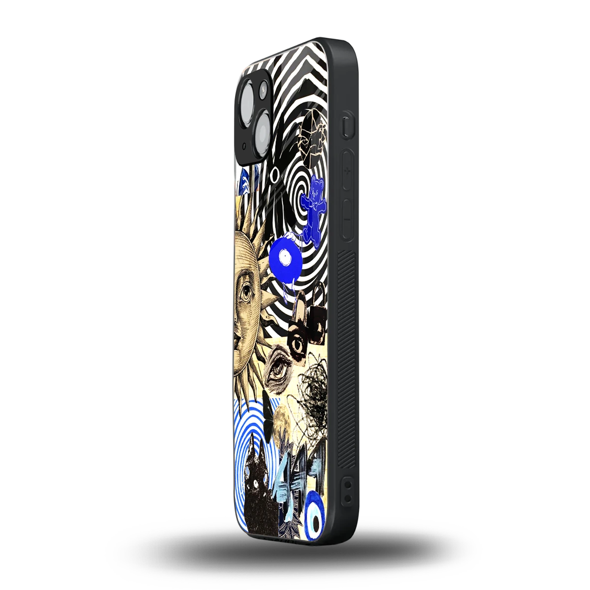 Psychedelic Vibes iphone 14 mobile cover | shockproof glass phone case