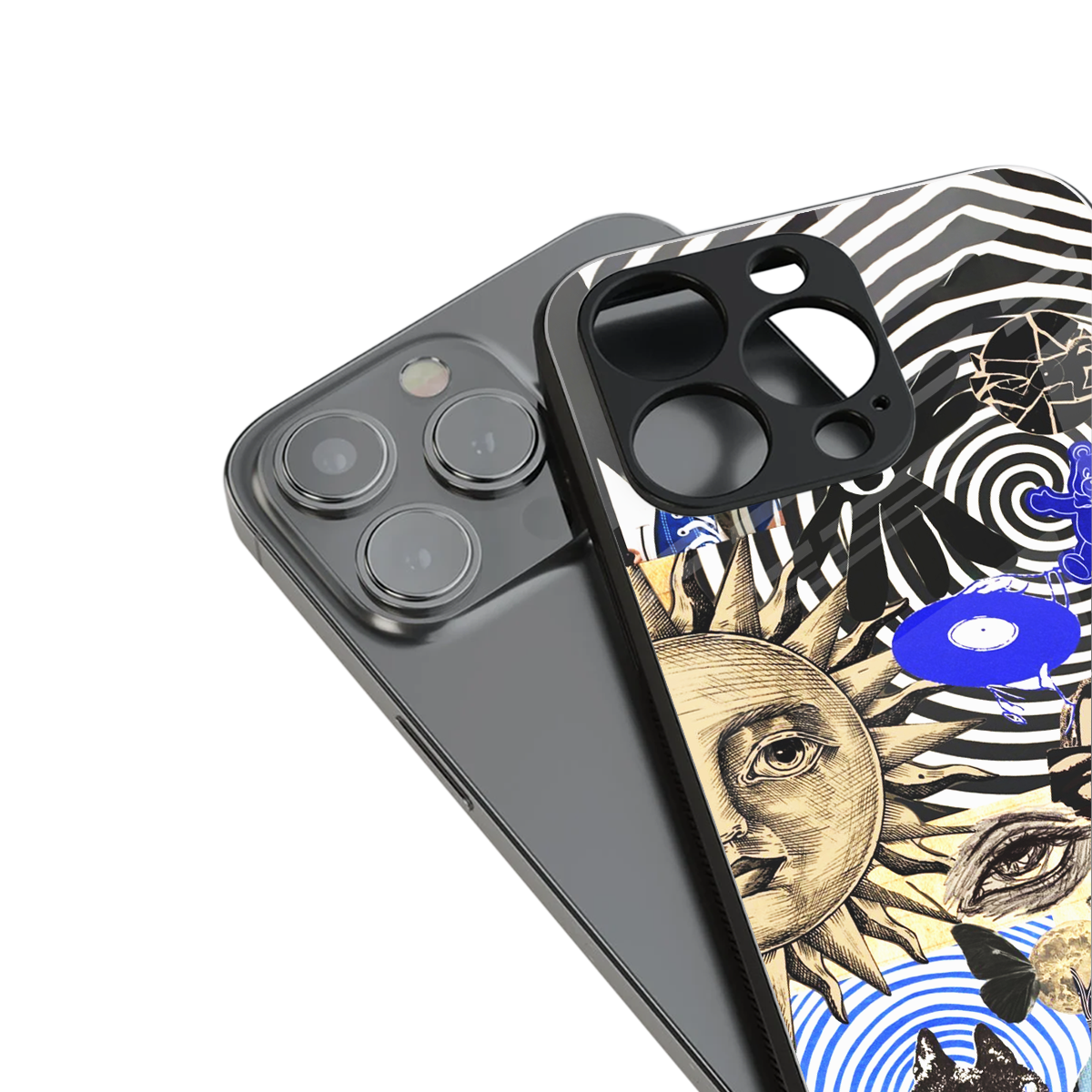 Psychedelic Vibes Phone Case for Iphone 16 | Glass Case