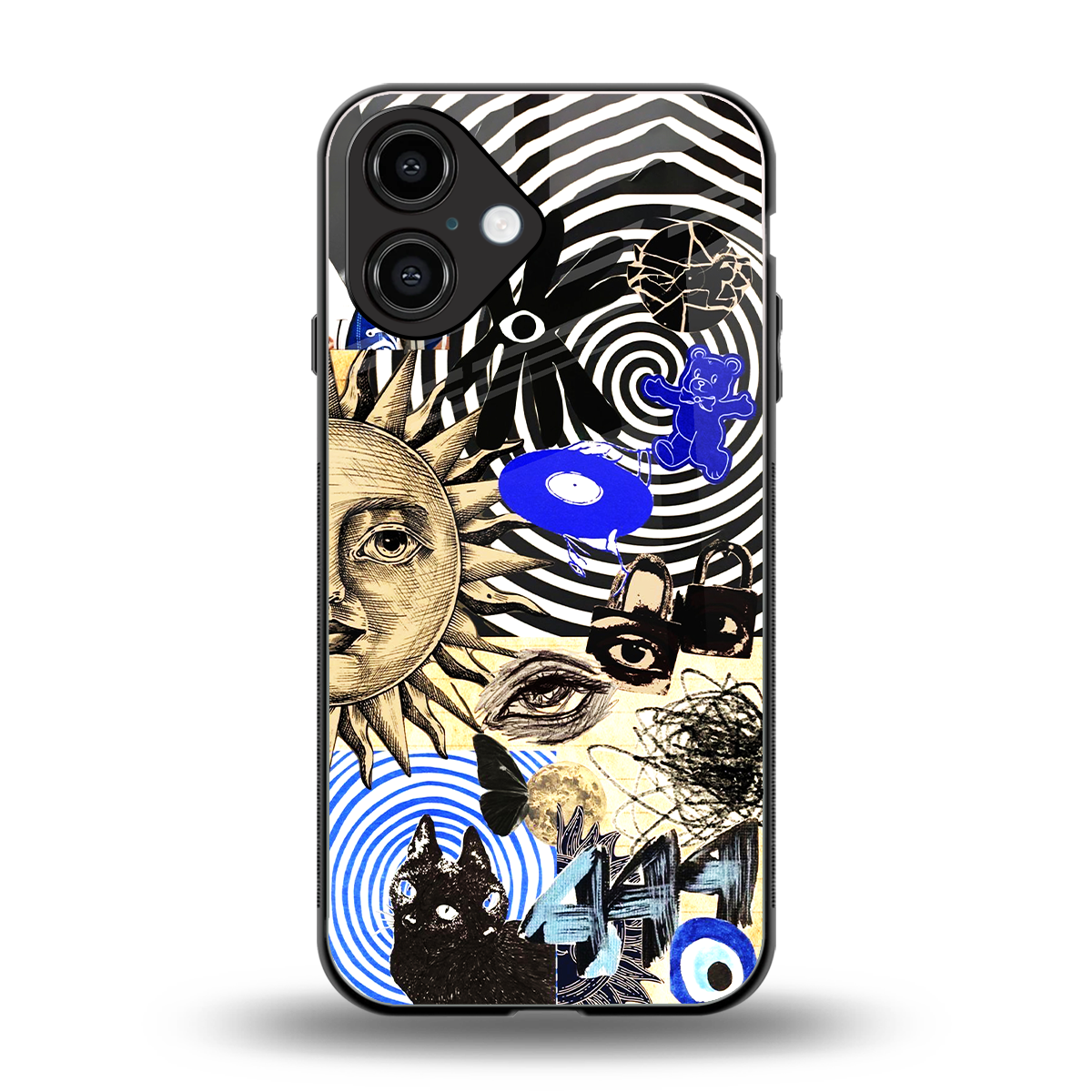 Psychedelic Vibes Phone Case for Iphone 16 | Glass Case