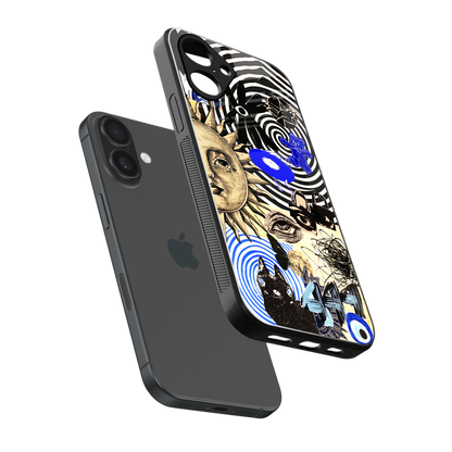 Psychedelic Vibes Phone Case for Iphone 16 | Glass Case