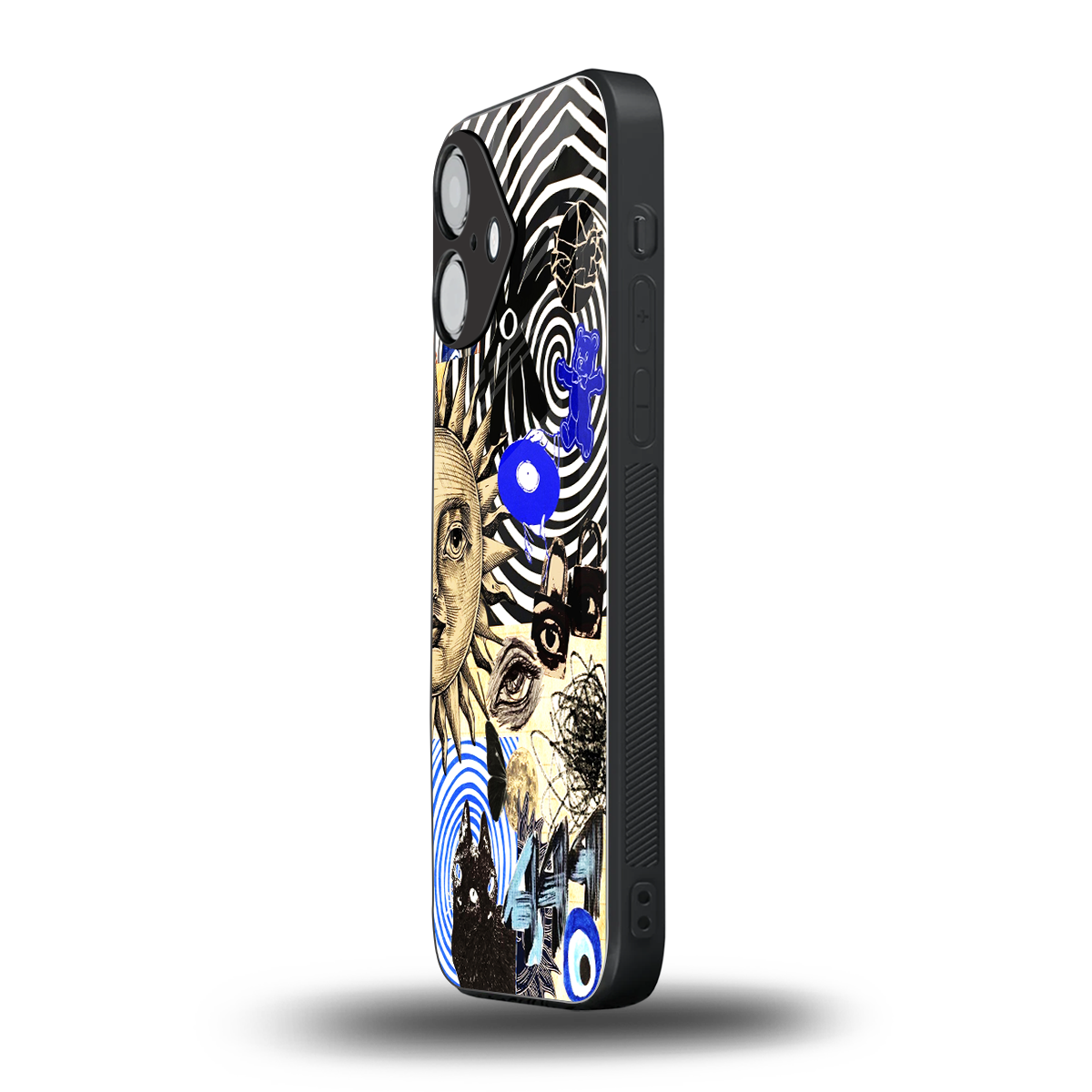 Psychedelic Vibes Phone Case for Iphone 16 | Glass Case