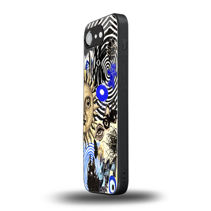 Psychedelic Vibes iphone 17e mobile cover | shockproof glass phone case