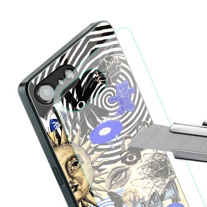 Psychedelic Vibes stylish phone case for iphone 17e | glossy glass and slim fit