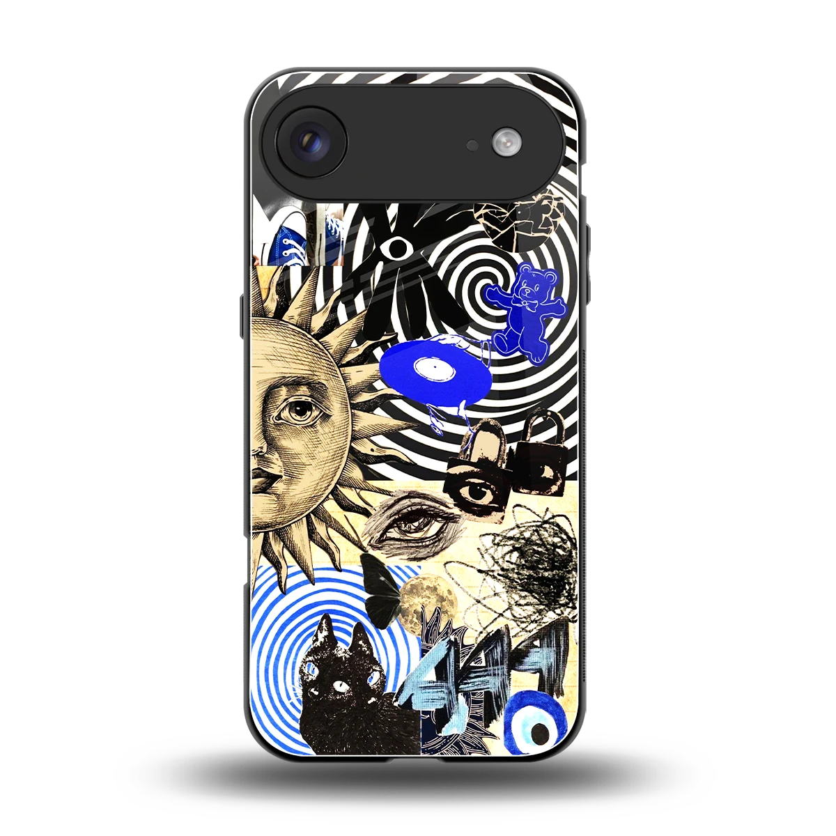 Psychedelic Vibes back phone cover | glass case for iphone air