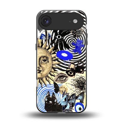 Psychedelic Vibes back phone cover | glass case for iphone air
