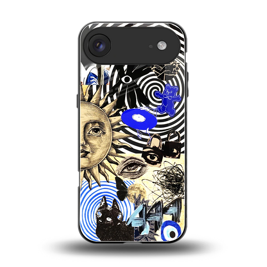 Psychedelic Vibes back phone cover | glass case for iphone air