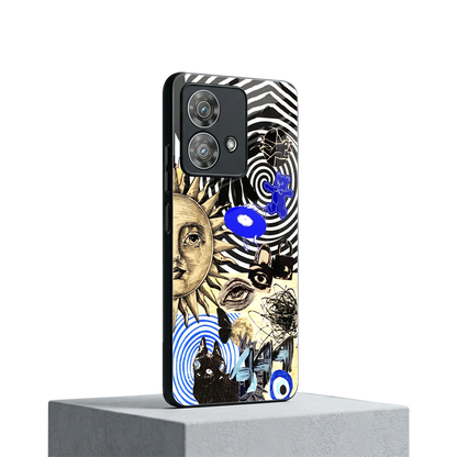 Psychedelic Vibes motorola edge 40 neo 5g mobile cover | shockproof glass phone case